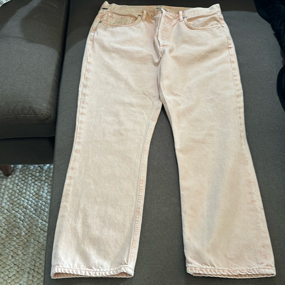 Pinky peach jeans by citizens of Humanity